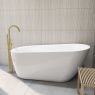 Oltens Molle freestanding bathtub and shower mixer brushed gold 34300810 zdj.3