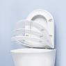 Zestaw Oltens Hamnes miska WC wisząca PureRim z powłoką SmartClean z deską wolnoopadającą Slim 42515000 zdj.9
