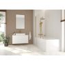 Oltens Lun Rila set: 100 cm vanity unit with matt white top 68732000 zdj.2