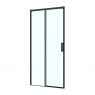 Oltens Breda sprchové dveře 110 cm, matná černá / průhledné sklo 21214300 zdj.1