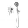 Sada Oltens Molle podomítková sprchová baterie s 3funkční sprchovou hlavicí Havis EasyClick, chrom 36030100 zdj.1