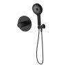 Sada Oltens Hamnes podomítková sprchová baterie s 3funkční sprchovou hlavicí Havis EasyClick, matná černá 36033300 zdj.1