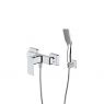Sada Oltens Hadsel podomítková sprchová baterie se sprchovým setem Tinde Hald, chrom 36057100 zdj.1
