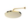 Oltens Alvo Lagan 30 cm round shower head with wall-mounted arm, high-gloss gold, 36094800 zdj.1