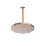 Oltens Pluva Aera deszczownica 25 cm okrągła z ramieniem sufitowym miedź szczotkowana 36095610 zdj.1