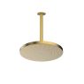 Oltens Pluva Aera deszczownica 25 cm okrągła z ramieniem sufitowym złoto szczotkowane 36095810 zdj.1