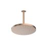 Oltens Pluva Aera rain shower head, 25 cm, round, with ceiling arm, brushed copper, 36097610 zdj.1