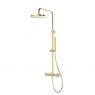 Oltens Vassa zestaw prysznicowy z baterią termostatyczną złoty połysk 36508800 zdj.1