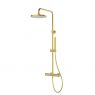 Oltens Vassa zestaw prysznicowy z baterią termostatyczną złoto szczotkowane 36508810 zdj.1