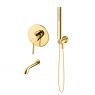 Oltens Molle concealed installation bath and shower set gold gloss 36602800 zdj.1