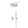 Oltens Molle concealed bath and shower mixer set with 30 cm Alvo rain shower head and Ume shower head, chrome, 36640100 zdj.1