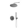 Oltens Hamnes Set: Unterputzarmatur mit 30 cm Alvo-Regenduschkopf und Ume-Handbrause in Graphit 36644400 zdj.1