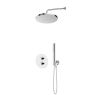 Oltens Katla set: concealed thermostatic mixer with a 25 cm Pluva rain shower head and a Ume hand shower, chrome 36647100 zdj.1