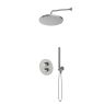 Oltens Katla-Set: Thermostat-Unterputzarmatur mit 25-cm-Pluva-Regenduschkopf und Ume-Handbrause, Nickel 36647910 zdj.1