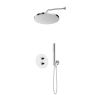 Oltens Katla Set: Thermostat-Unterputzarmatur mit 30 cm Alvo-Regendusche und Ume-Handbrause, Chrom 36648100 zdj.1