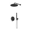 Oltens Molle-Set: Unterputzarmatur mit 30-cm-Regendusche „Vindel“ und Handbrause „Ume“, mattschwarz, 36651300 zdj.1