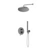 Oltens Molle set: concealed shower mixer with a 25 cm Pluva rain shower head and a graphite Ume hand shower 36654400 zdj.1