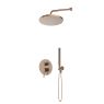 Oltens Molle-Set: Unterputz-Armatur mit 25-cm-Regenbrause „Pluva“ und Handbrause „Ume“ in gebürstetem Kupfer, Art.-Nr. 36654610 zdj.1
