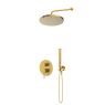 Oltens Molle-Set: Unterputz-Armatur mit 25-cm-Regenbrause „Pluva“ und Handbrause „Ume“ in gebürstetem Gold 36654810 zdj.1