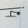 Zestaw Oltens Rann bateria podtynkowa z deszczownicą 30 cm Vindel i kompletem prysznicowym Ume czarny mat 36630300 zdj.11