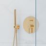 Oltens Molle concealed installation bath and shower set gold gloss 36602800 zdj.8