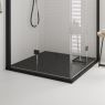 Oltens Bergytan square shower tray 90x90 cm RockSurface black 17101300 zdj.5