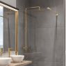 Oltens Boran (S) Thermostat-Duschgarnitur mit quadratischer Regenbrause Gold 36503800 zdj.5