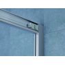 Oltens Fulla drzwi prysznicowe 100 cm wnękowe chrom błyszczący/szkło przezroczyste 21200100 zdj.6