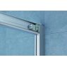 Oltens Fulla drzwi prysznicowe 100 cm wnękowe chrom błyszczący/szkło przezroczyste 21200100 zdj.7