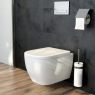 Zestaw Oltens Vernal miska WC wisząca PureRim z powłoką SmartClean z deską wolnoopadającą Slim 42507000 zdj.9