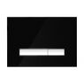 Oltens Torne splachovací tlačítko, skleněné, černá/chrom 57200310 zdj.3