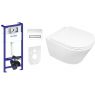 Oltens Triberg Jog Torne 7-in-1 flush-mounted frame set bowl with toilet seat 42005000 with flush plate in chrome gloss 58305100 zdj.1