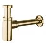 Oltens Hervik round brass wash basin siphon gold 02600800 zdj.1