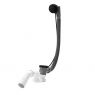 Oltens Oster automatic bath siphon with a knob black matte 03001300 zdj.1