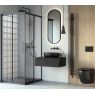 Oltens Stang (e) bathroom radiator 180x9.5cm, electric, matte black 55110300 zdj.5
