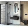 Oltens Stang (e) bathroom radiator 180x20.5 cm, electric, matte black 55112300 zdj.4