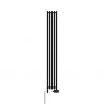 Oltens Stang (S) koupelnový radiátor 180x23 cm, matná černá 55026300 zdj.3