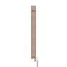 Oltens Stang (e) bathroom radiator 180x15cm, electric, brushed copper 55111610 zdj.1