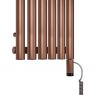 Oltens Stang (e) koupelnový radiátor 180x31,5cm elektrický, měď kartáčovaná 55118610 zdj.4