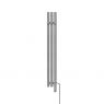 Oltens Stang (e) bathroom radiator 120x15 cm, electric, nickel 55131910 zdj.3