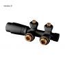 Oltens Varmare Ventil integrated radiator thermostatic set right matte black 55902300 zdj.7