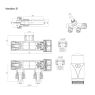 Oltens Varmare Ventil single-hole thermostatic set for radiators, left-hand type, graphite 55905400 zdj.3