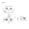 Oltens Varmare Ventil single-hole thermostatic set for radiators, left-hand type, graphite 55905400 zdj.2
