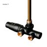 Oltens Varmare Ventil single-hole thermostatic set for radiators, right-hand type, matte black 55906300 zdj.5