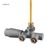 Oltens Varmare Ventil single-hole thermostatic set for radiators, right-hand type, graphite 55906400 zdj.8