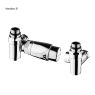 Oltens Varmare Ventil thermostatic set for radiators with a tee connector, left-hand type, chrome finish, 55913100 zdj.4