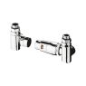 Oltens Varmare Ventil thermostatic set for radiators with a tee connector, right-hand type, chrome finish, 55914100 zdj.1