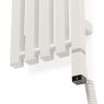 Oltens Stang S (e) koupelnový radiátor 180x23 cm, elektrické, bílý 55126000 zdj.3