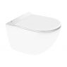 Sada Oltens Hamnes OneForm Stille závěsná WC mísa PureRim s prkénkem s pomalým sklápěním, bílá 42050000 zdj.1
