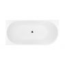 Oltens Delva free-standing corner bathtub 150x75 cm, left, white 11007000 zdj.3